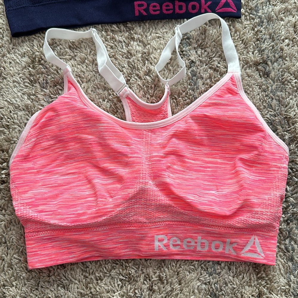 Reebok 2 medium impact sports bras - Picture 4 of 11